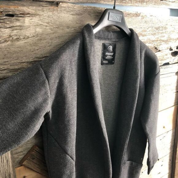 Mpg Size Med Grey Activewear Jacket - Picture 3 of 7